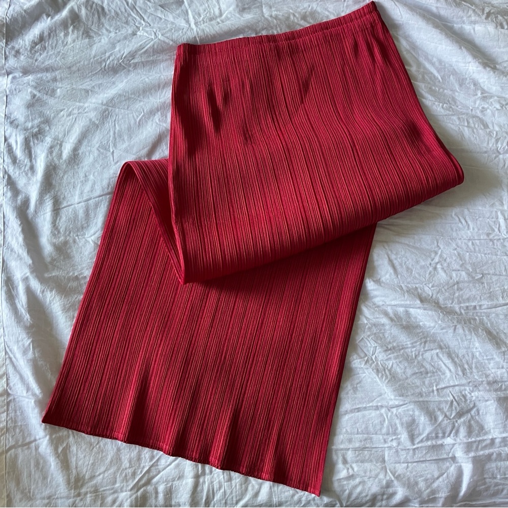 Issey Miyake PLEATS PLEASE Skirt Red